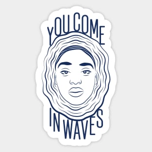 Waves Sticker